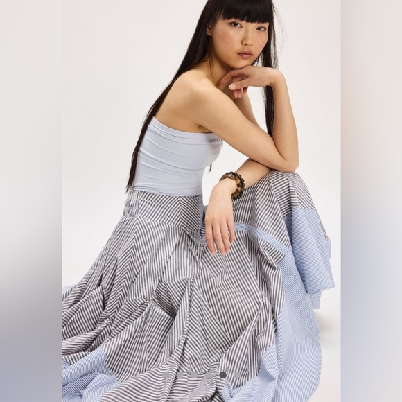 Free People Tied & True Maxi Skirt - Picture 3 of 7